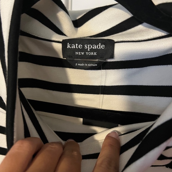 Kate Spade Turtleneck Ponte Striped Dress NWT - Picture 5 of 10